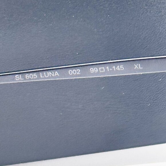 NEW SAINT LAURENT SL605 LUNA 002 SILVER SUNGLASSES SL 605 SHIELD - Picture 9 of 11